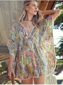 Платье Plunge-front Caftan