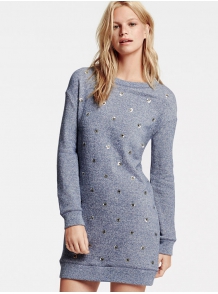 Платье Embellished Sweatshirt Dress