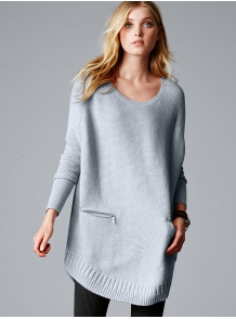 Textured Zip Cardigan Свитер