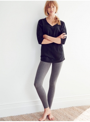 Fleece V-neck Tunic